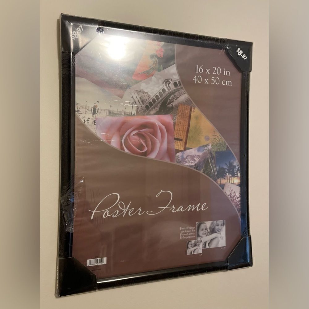 NEW Poster Frame Landscape or Portrait 16” x 20” 3 Available Priced individually